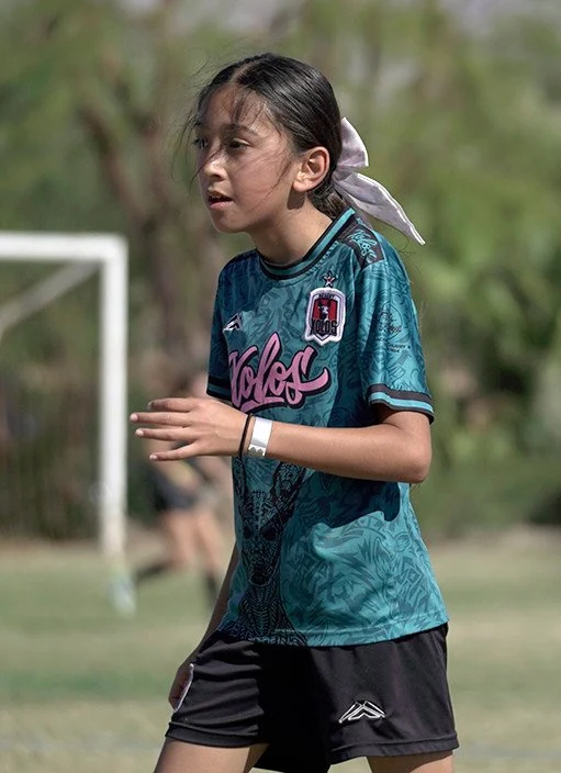 Young OSA player on the field
