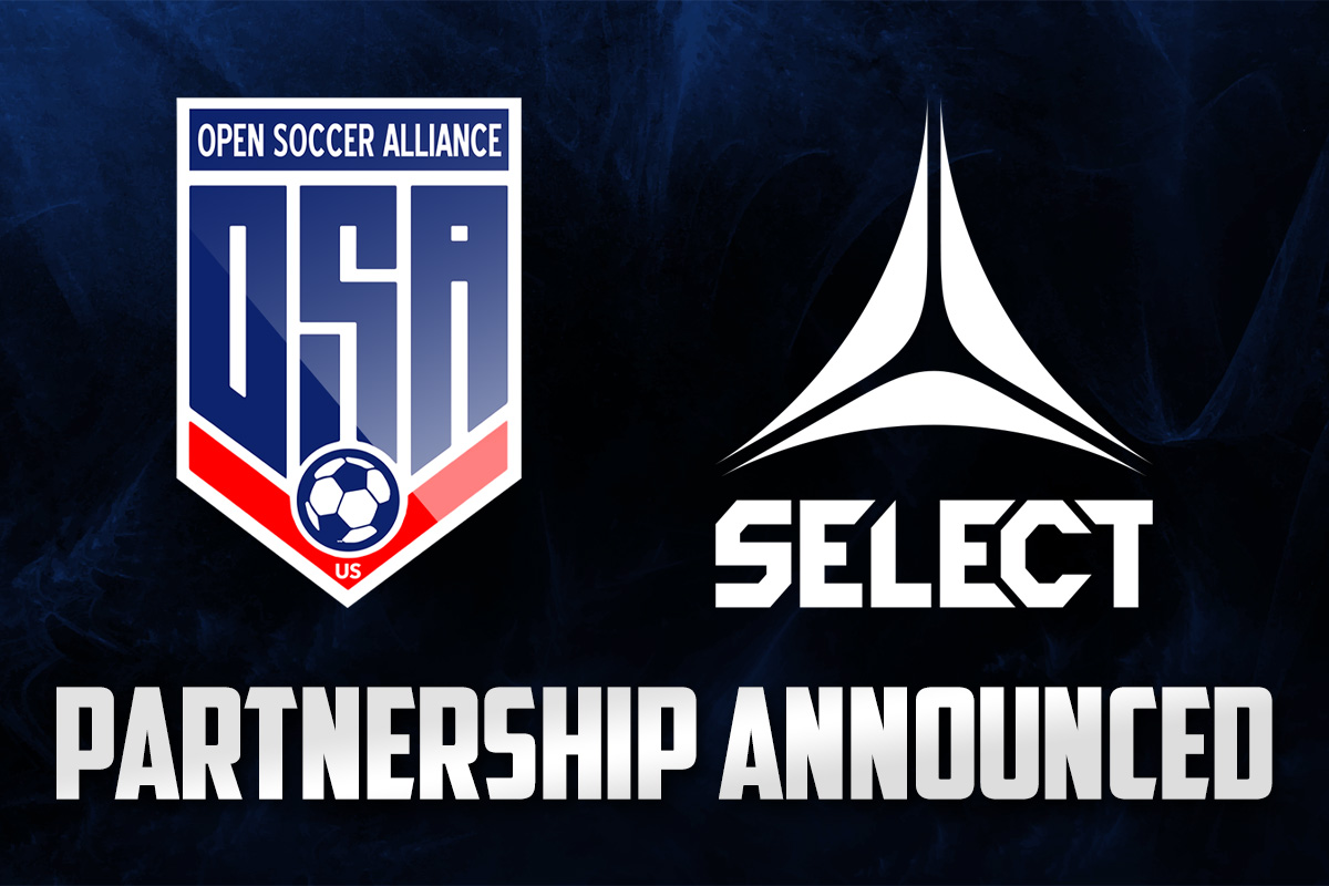Open Soccer Alliance (OSA) Announces Partnership with Select Sport America