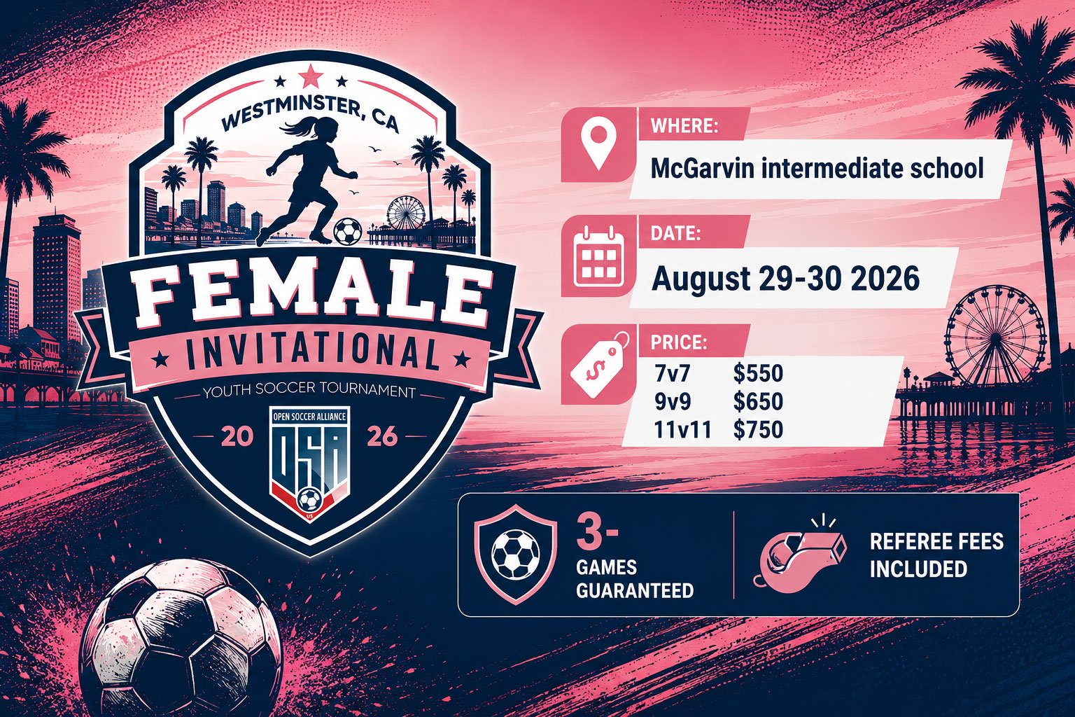 Female Invitational 2026 Set to Showcase Southern California’s Top Girls Soccer Talent